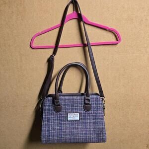Glen Appin Harris Tweed Small Tote Bag With Shoulder Strap LB1228 COL 25